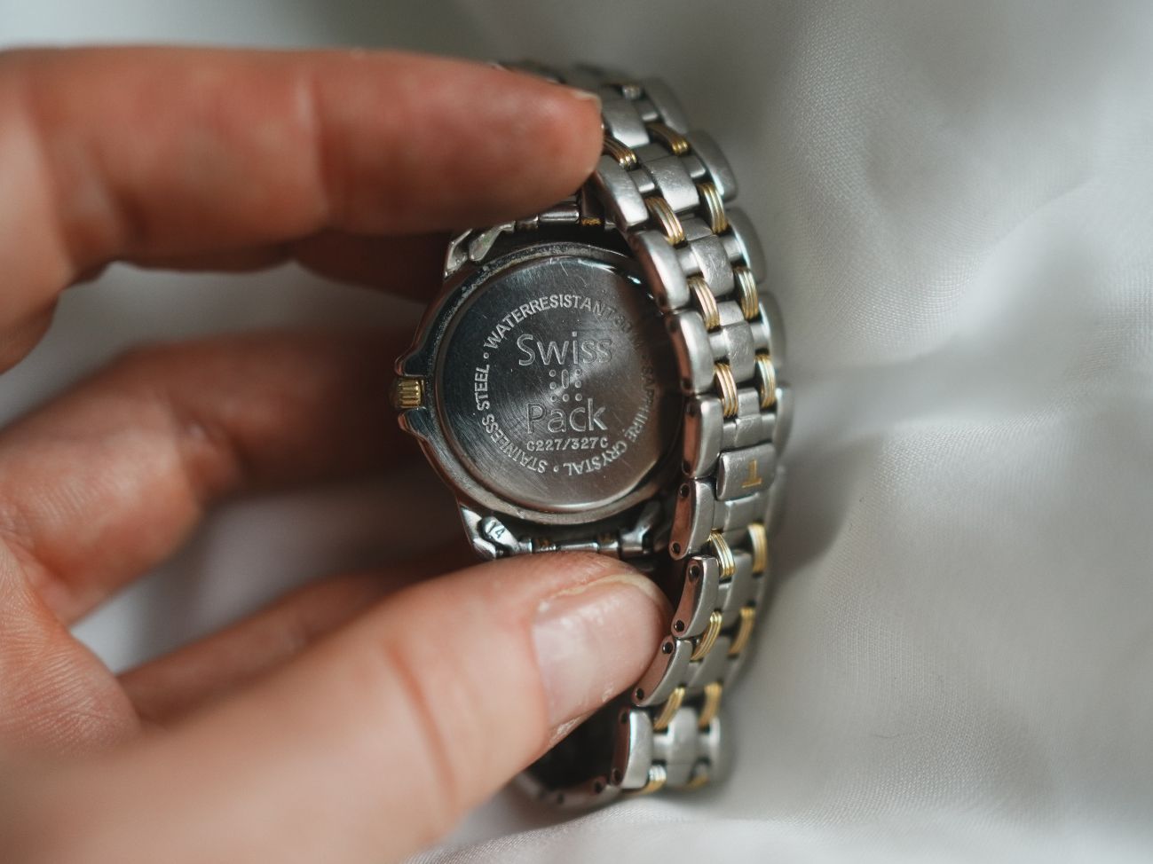 Orologi: Swiss Pack Damenuhr, Saphirglas, bicolor – Usato da Volketswil venduto da HeredisAntiques 3
