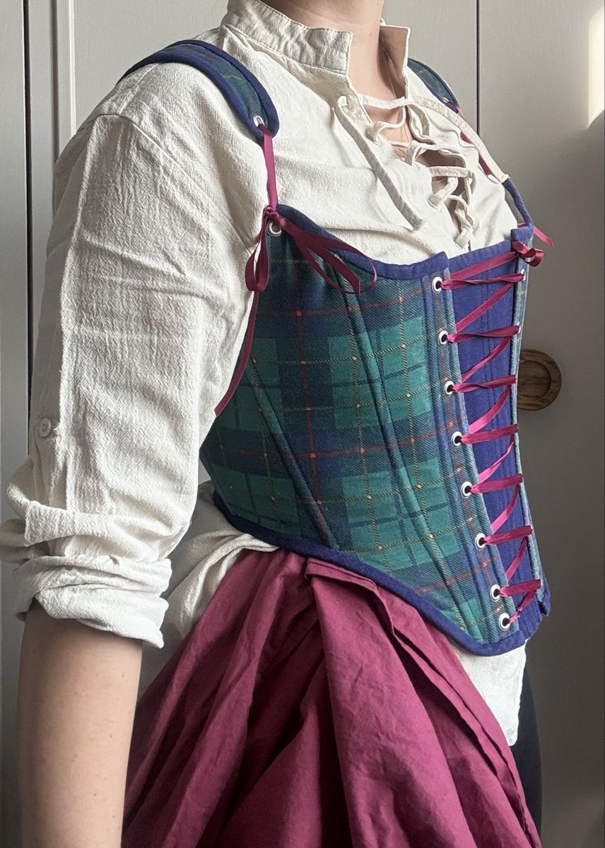 Top: Tartan Korsett  – Nuovo e nell'imballaggio originale da Oensingen venduto da Chicotus 1