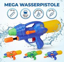 Champ Wasserpistole mit Pumpfunktion (29 cm) zufällige Farbe