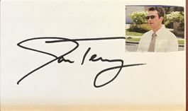 Jon Tenney Autogramm signiert Karte m.Bild 8x13m
