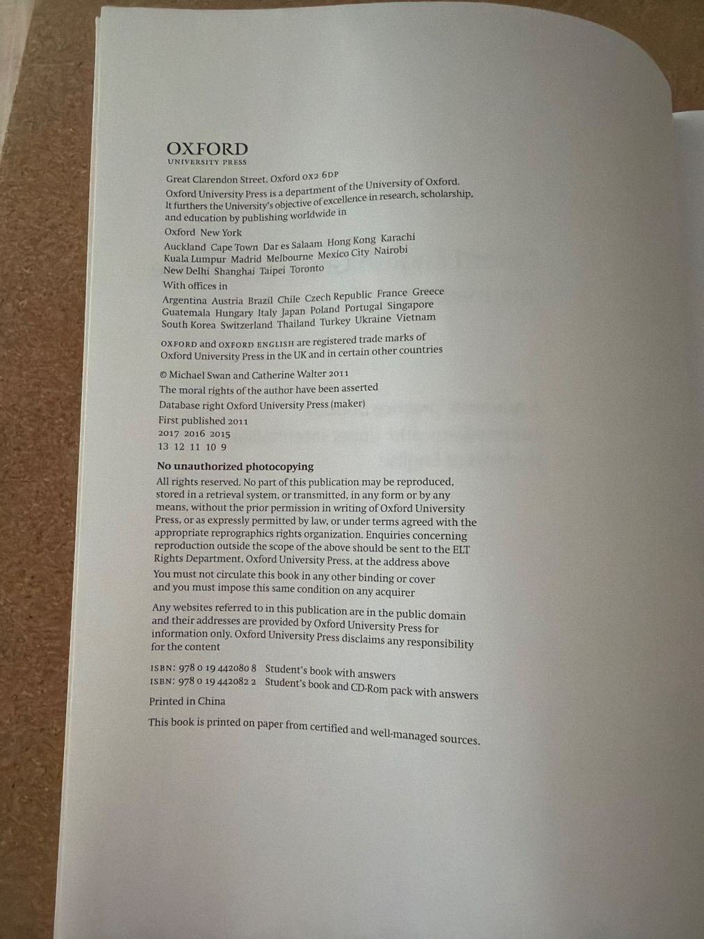 Libri: Lehrbuch | Oxford English Grammar Course – Usato da St. Gallen venduto da Fanie_28 5