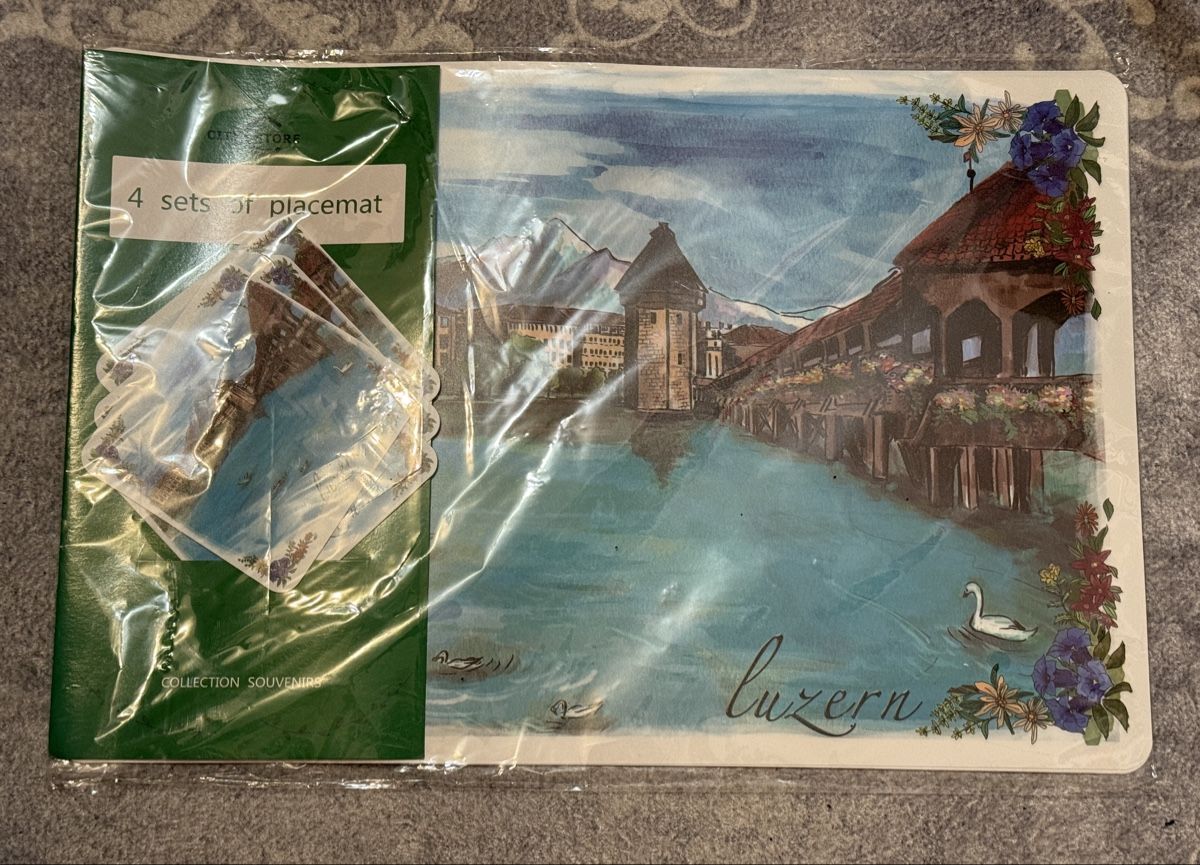 Küchengeräte: Untersetzer Luzern Souvenir – Neu und originalverpackt aus Goldach von igwhitestar