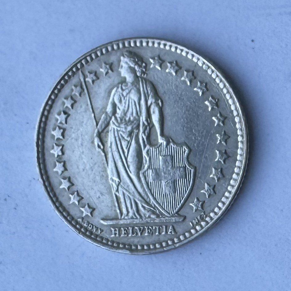 Tutti le monete: 1909 50 Rappen -unz – Usato da Kirchberg SG venduto da Zenhad69 1