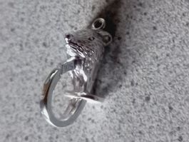 Maus Karabiner Silber 925