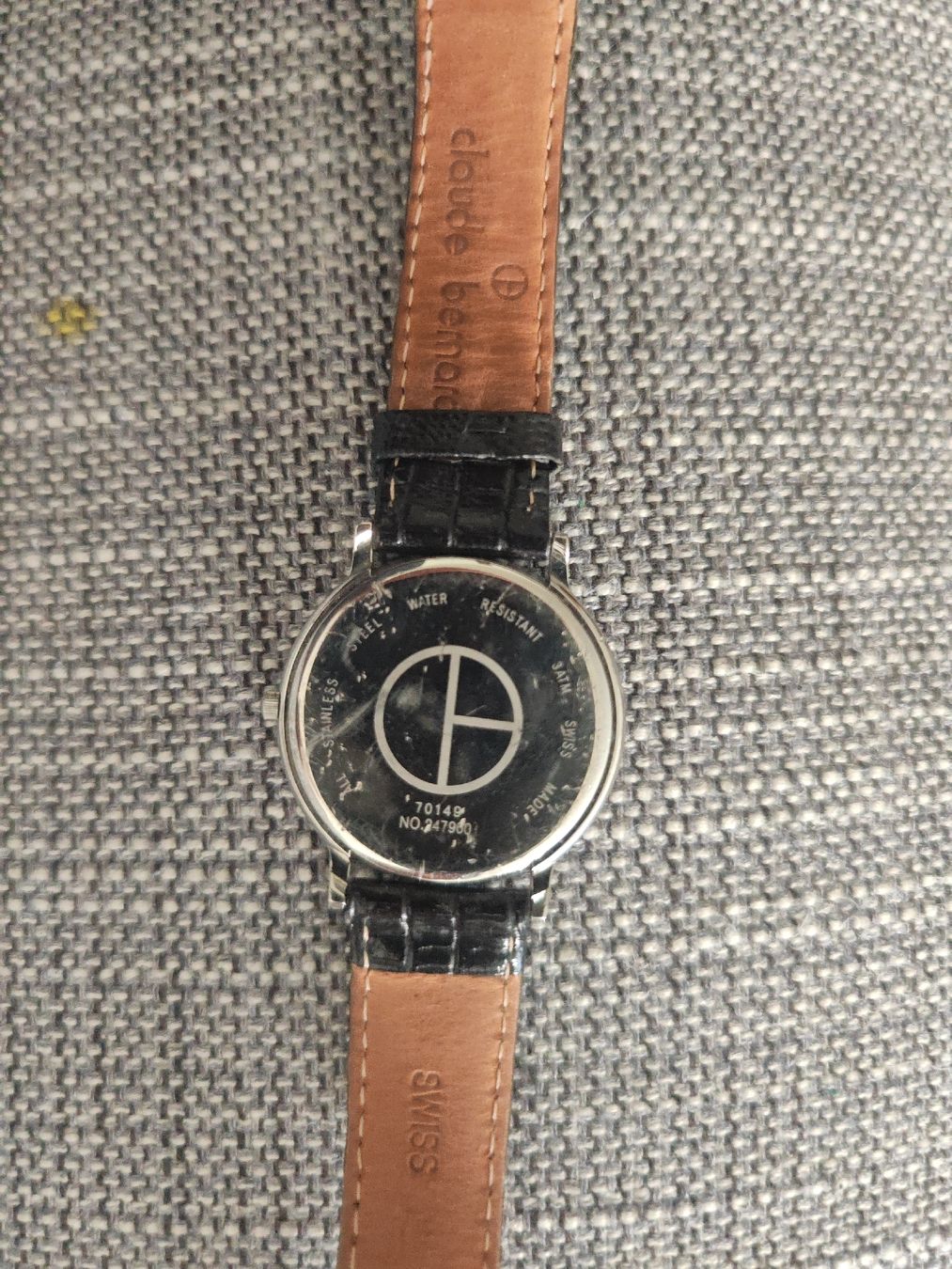 Montres: Claude Bernard Uhr mit Datum, Lederband,  – Défectueux à Horgen par GranitM 1