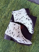 Isabel Licardi Animal Print Ankle Boots Size 37 NEW NP 260FR