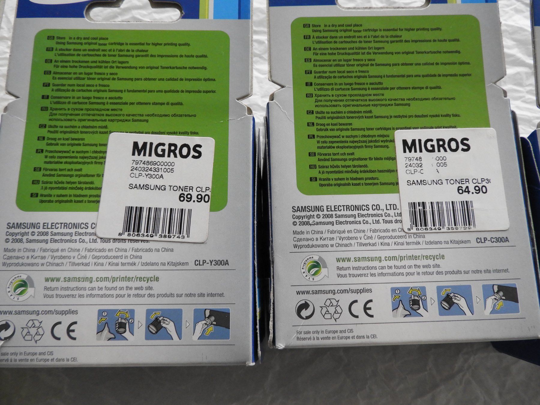 Samsung Druckerpatronen & Toner: Samsung Toner in Originalverpackung – Gebraucht aus Gutenswil von Sibe7 1