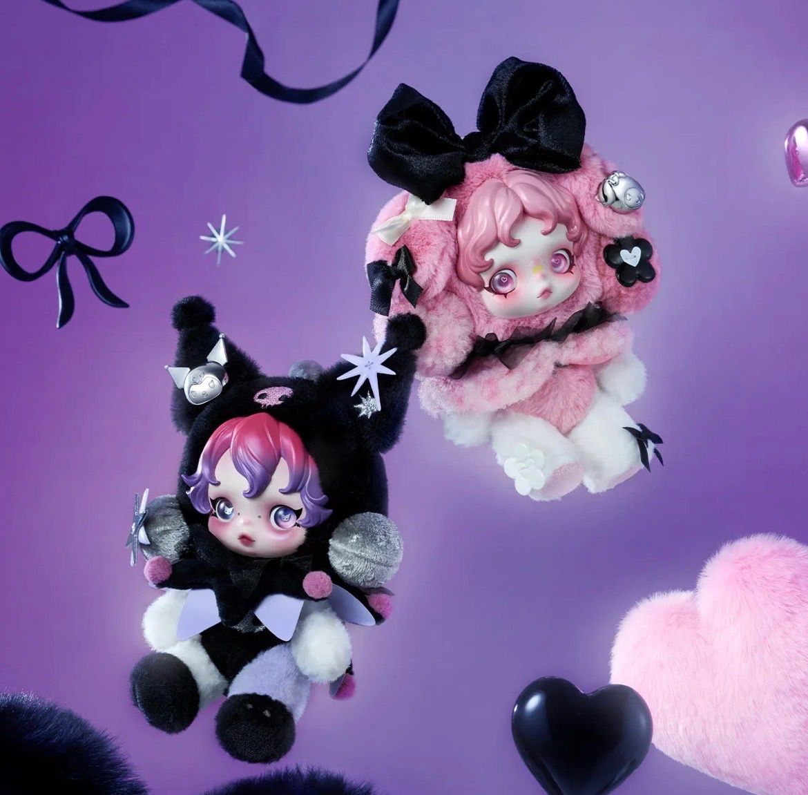 Pop Mart Statuette: Pop Mart Skullpanda x Kuromi Plush – Nuovo e nell'imballaggio originale da Glattbrugg venduto da arttoy.land 3