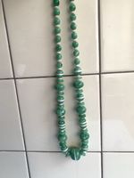 Collier vintage perles 💚🐬 vert / turquoise