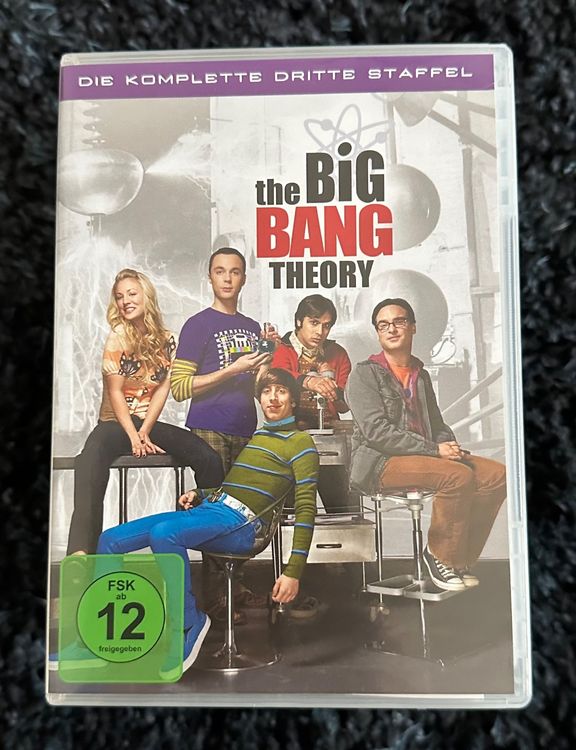 The Big Bang Theory, komplette 3. Staffel, DVD Box (Gebraucht) in ...