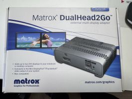 Matrox DualHead2Go, D2G-DP2D-MIF, neuwertig mit OVP!