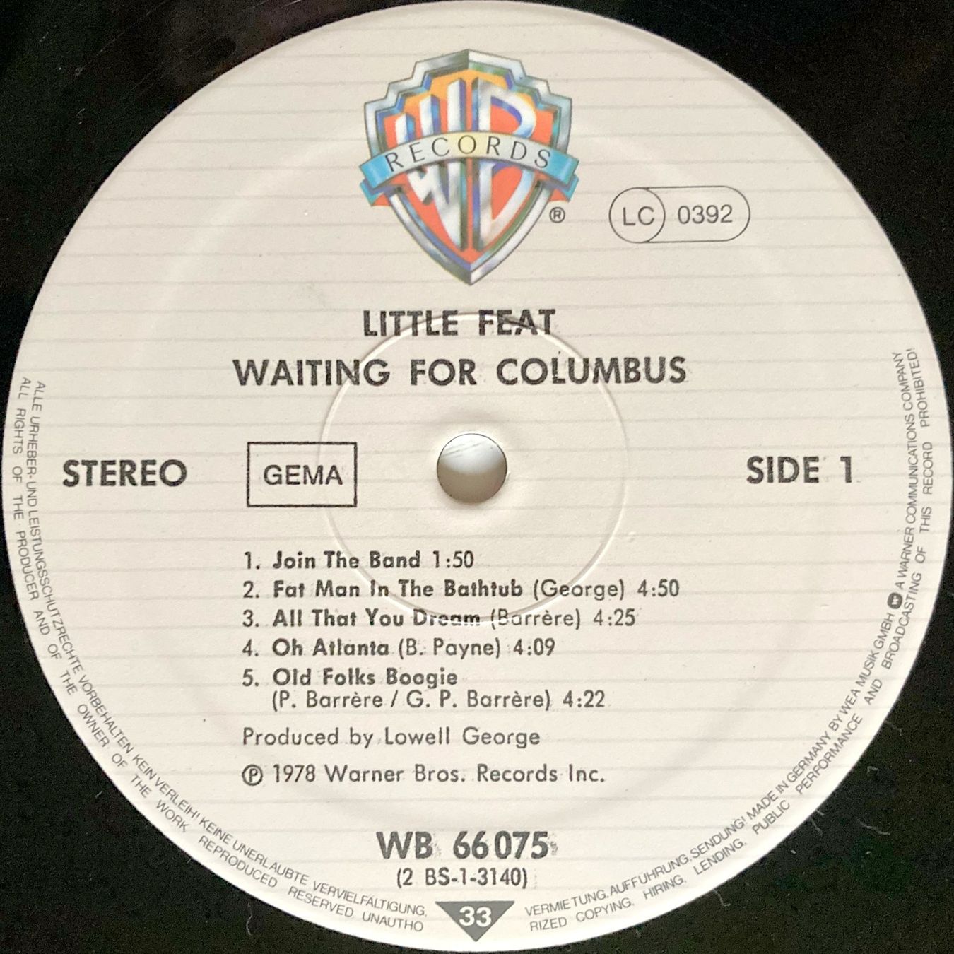 Dischi in vinile: LITTLE FEAT - WAITING FOR COLUMBUS – Usato da Bottens venduto da hotter-than-hell 2