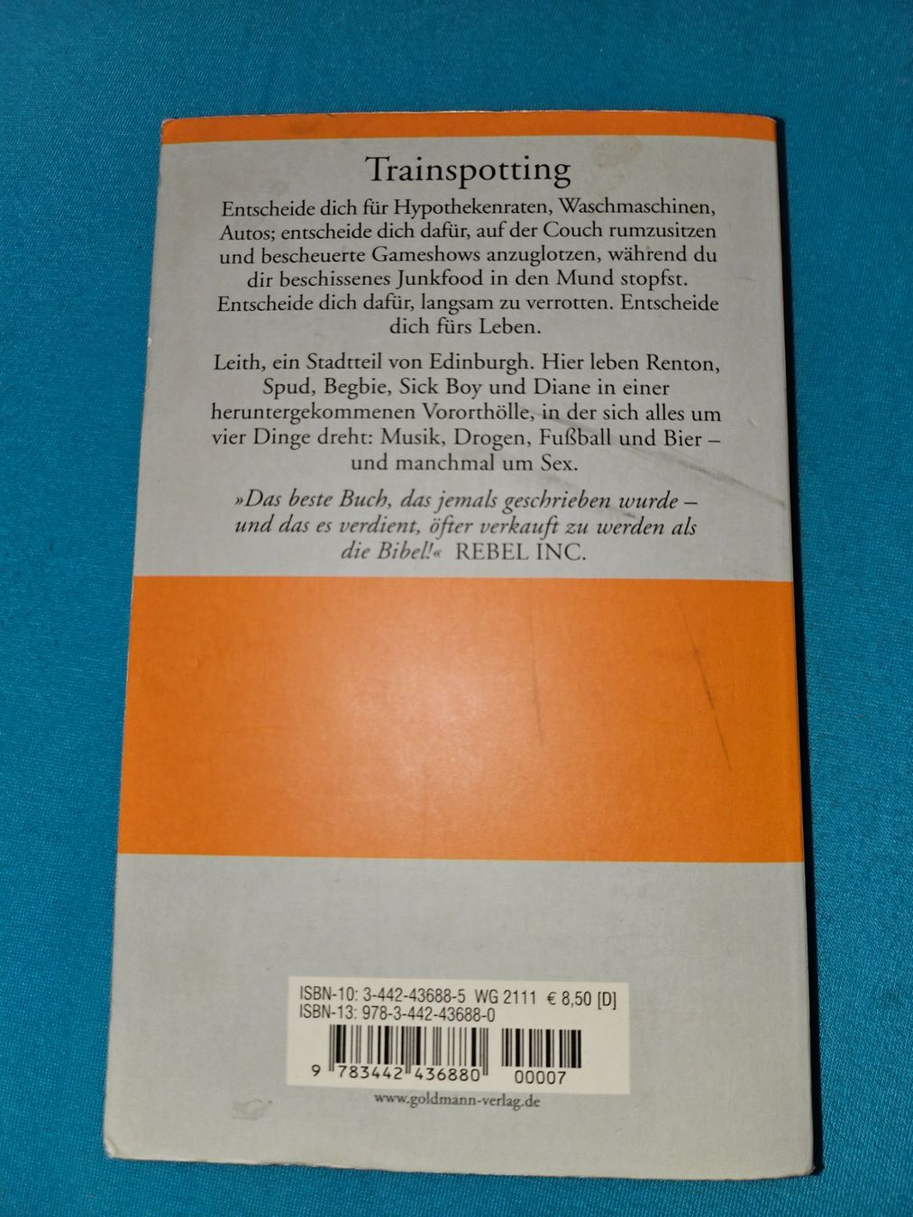Libri: Buch: Trainspotting – Usato da Thun venduto da Shame 1
