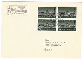 lettre de Zürich BPA A435 pour Cham le 25.IX.47