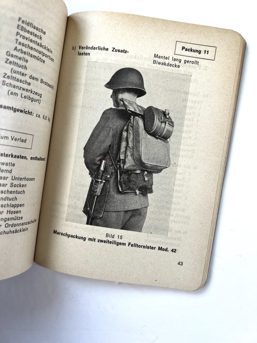 Livres: Die Gepäckvorschrift Schweizerarmee Buch – D'occasion à Schaffhausen par vandemonian 6