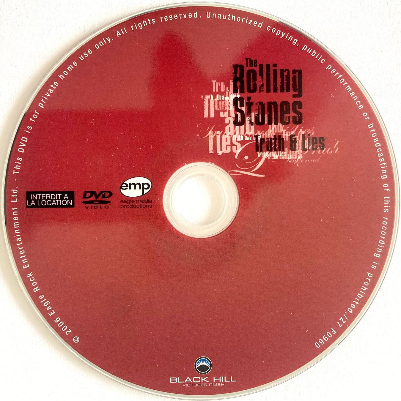 Tous les DVDs: ROLLING STONES - TRUTH & LIES – D'occasion à Bottens par hotter-than-hell 2