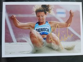Kristin Gierisch - Leichtathletik - handsigniert