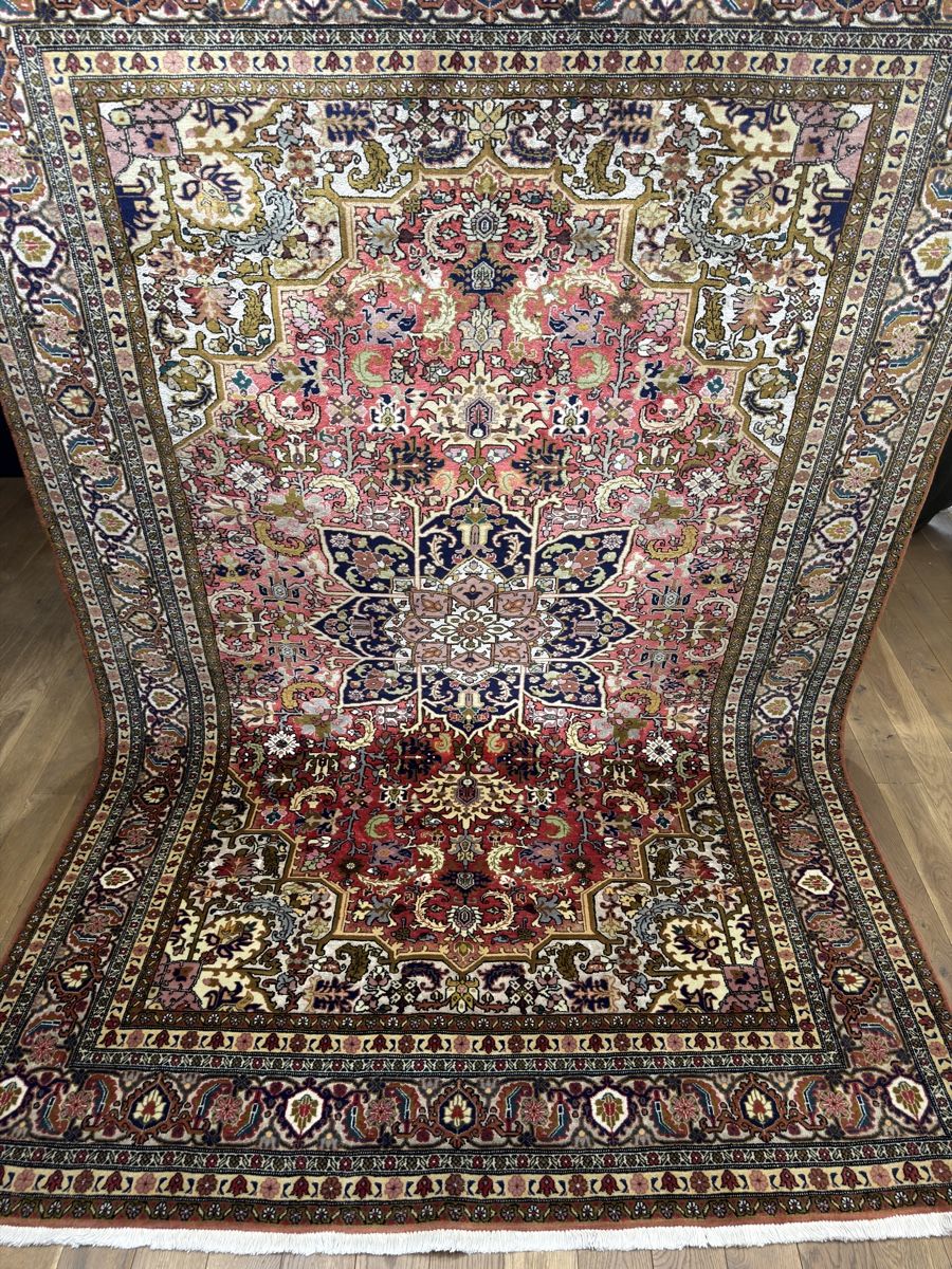 Teppiche: Einmaliger ARDEBIL 3x2m Seidenteppich  handgeknüpfter Perser – Gebraucht aus Bennau von Mayer_Carpets 5