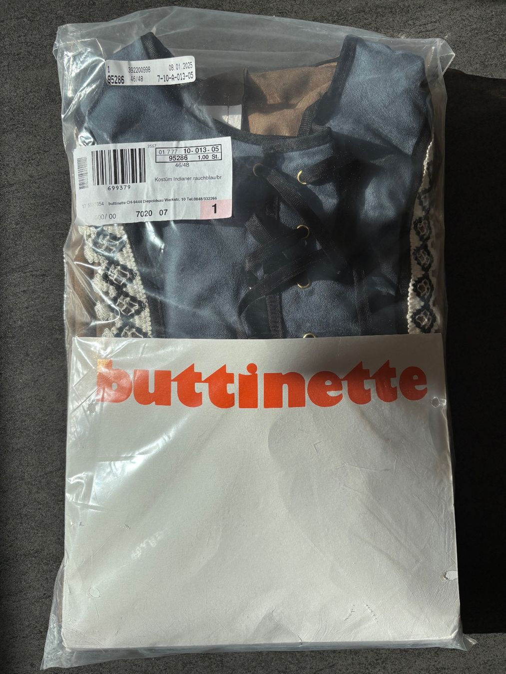 Kostüme: Indianer Kostüm Buttinette neu 46/48 – Neu und originalverpackt aus Entlebuch von jan_6xfy 2
