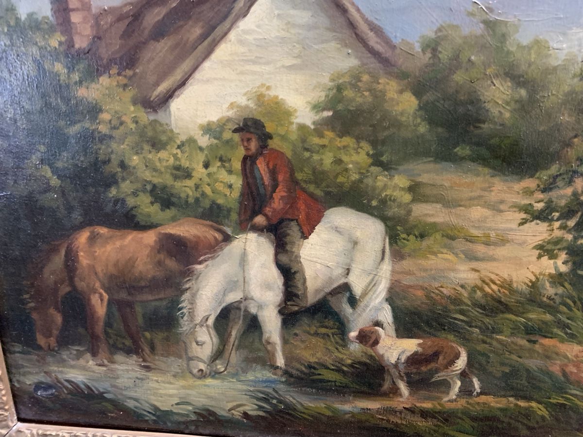 Dipinti: THEODOR COWAN-1897 – Usato da Wolfhalden venduto da SecondAntique 2