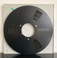 Original REVOX Black Alu Tonbandspule in Revox Box