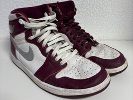 Nike Air Jordan 1 High Sneakers Bordeaux Weiss