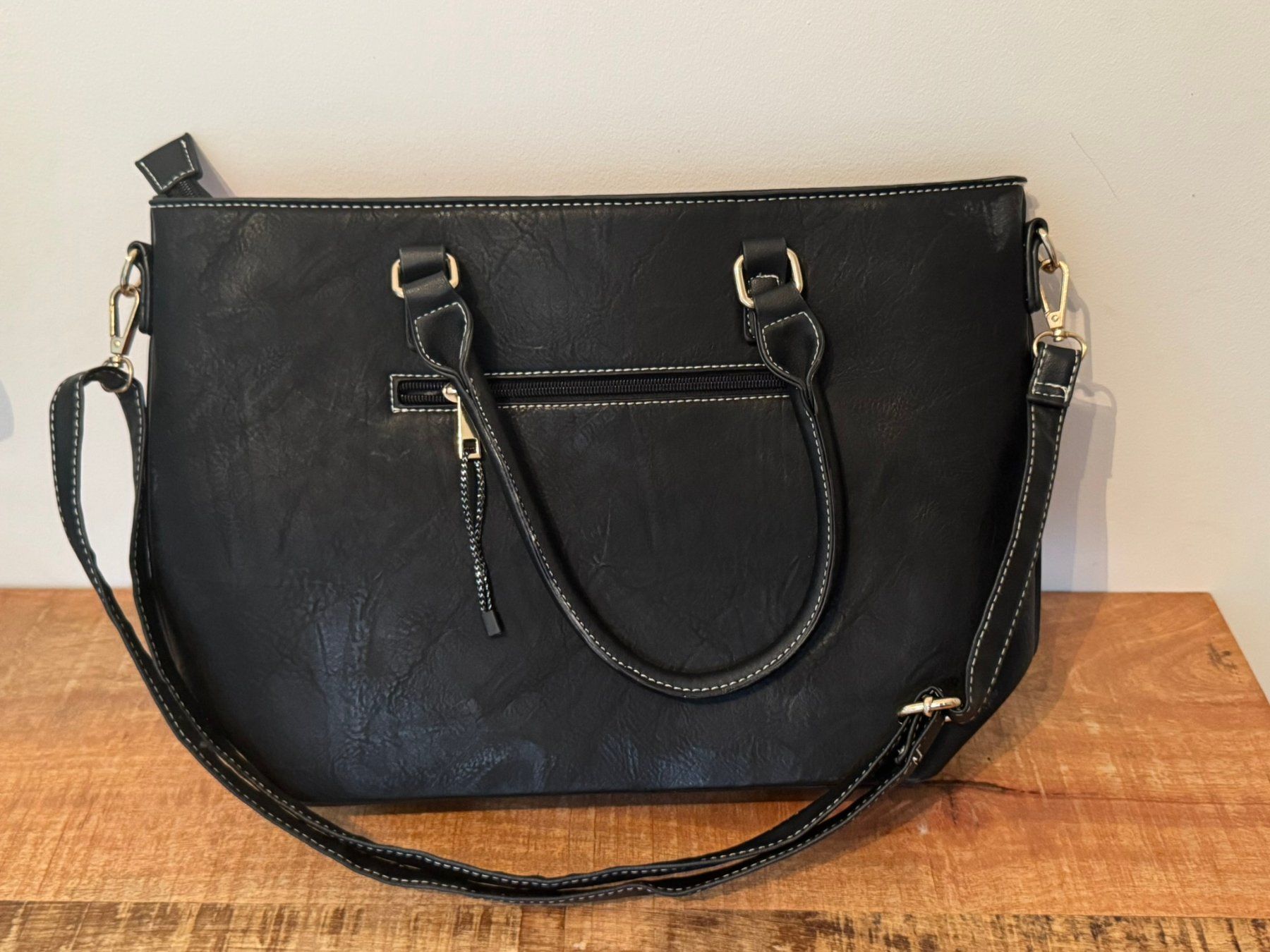 Borse da donna: Schicke echte Leder Handtasche in Blockfarben - NEU! – Nuovo (secondo la descrizione) da Uhwiesen venduto da mic_kd6g 1