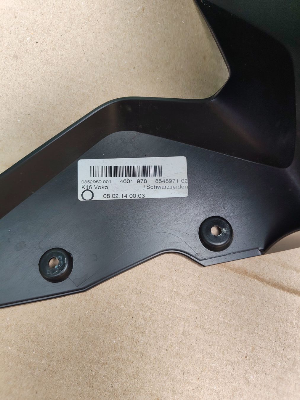 Toutes les pièces détachées moto: Motorrad Schutzblech vorne schwarz – D'occasion à Rapperswil SG par Dosch92 2