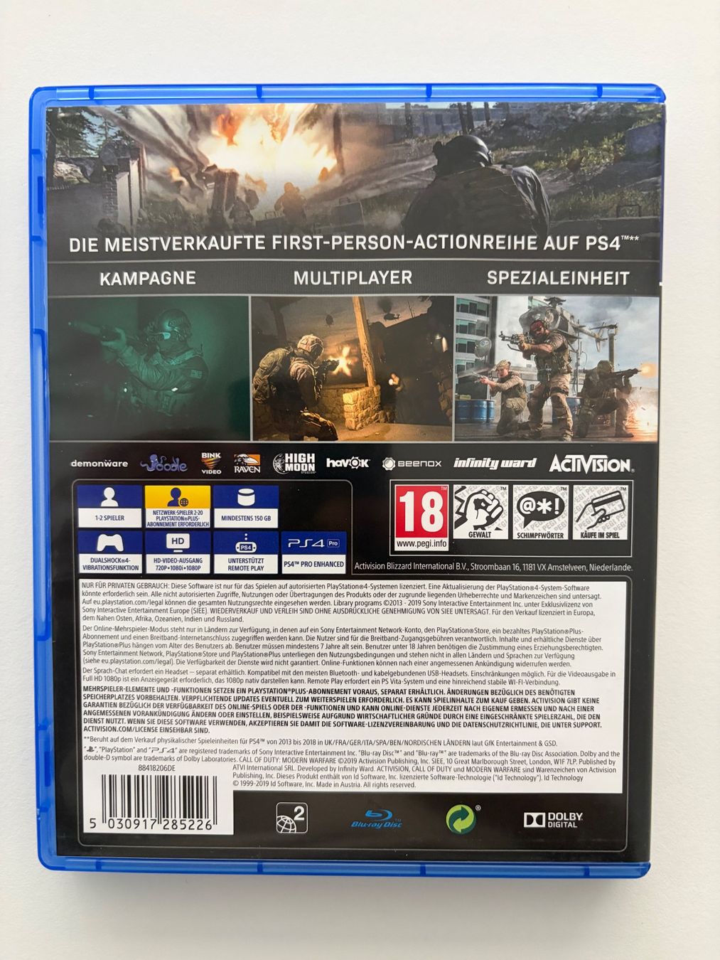Sony Giochi: PS4 Modern Warfare – Usato da Reinach BL venduto da Gametrader 1