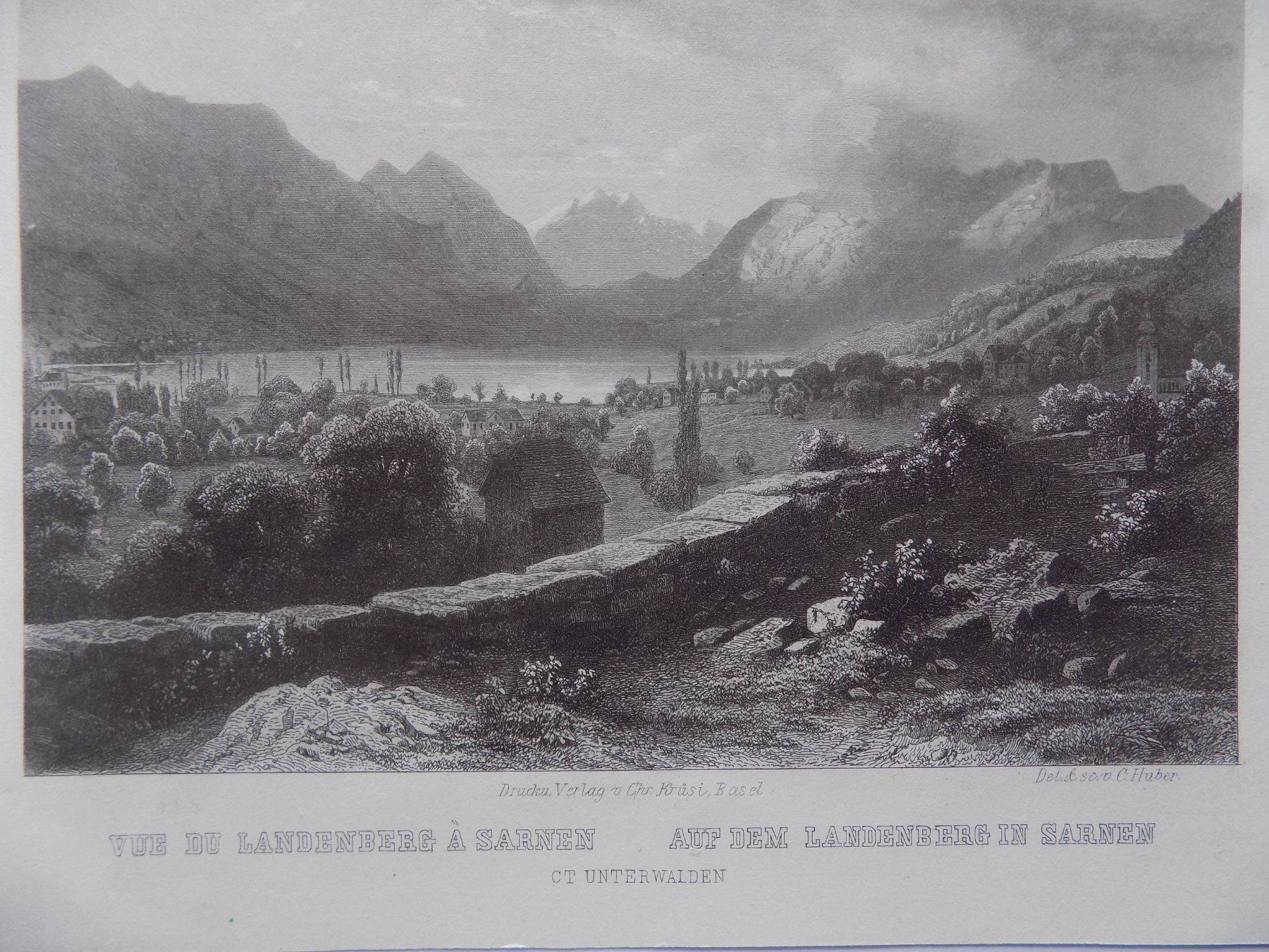 Incisioni: Sarnen Landenberg – Usato da Risch venduto da Antikfee 1