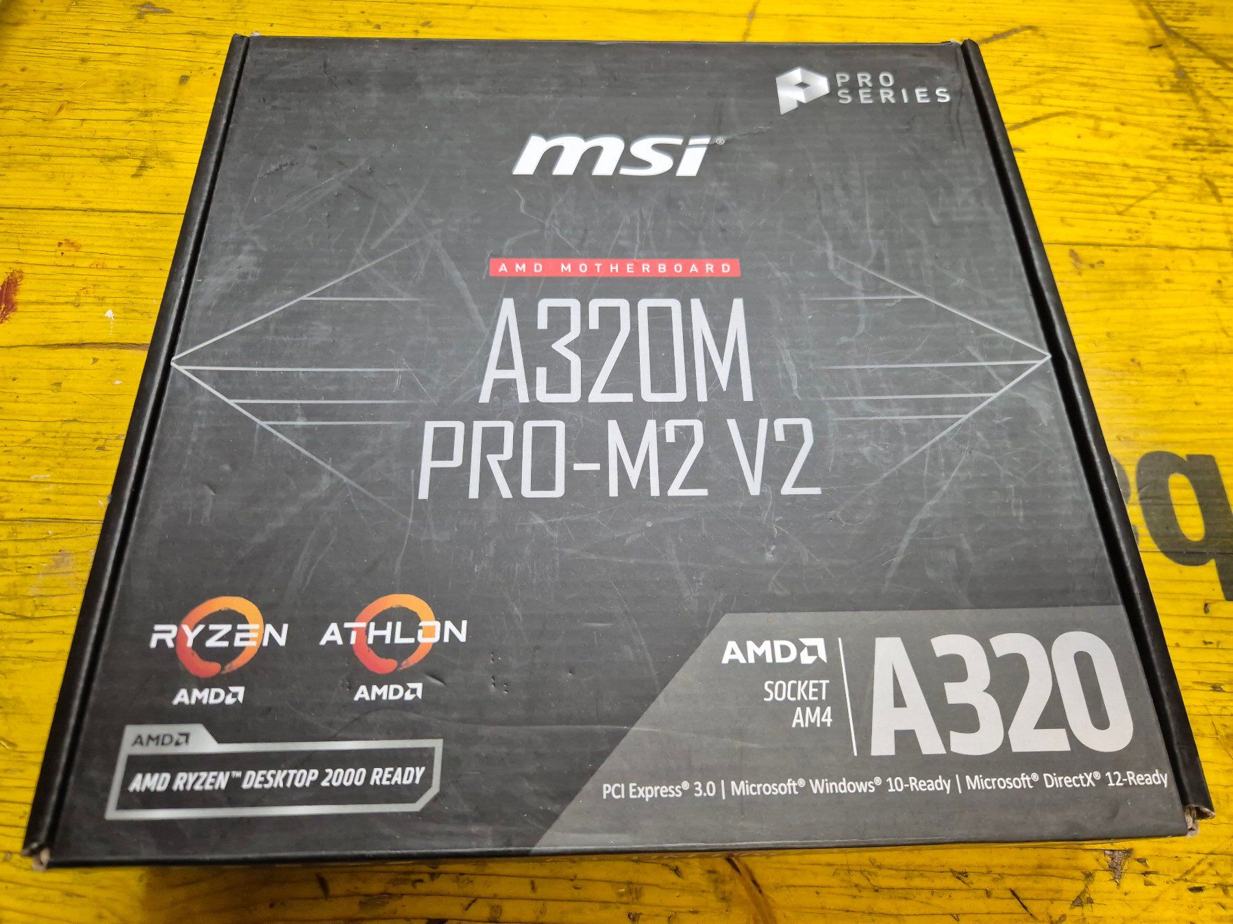MSI Mainboards: MSI AM4 A320M PRO-M2 V2 – Gebraucht aus Pontresina von Daniel1984 2