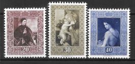 Liechtenstein Serie 250-252 * Gemälde 27.3.1952