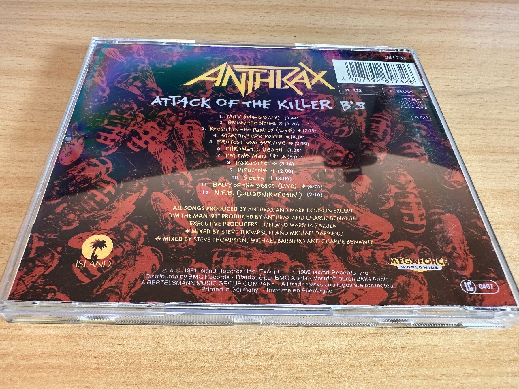 CD: Anthrax – Attack Of The Killer B's – Usato da Rikon im Tösstal venduto da Alpenmutz 1