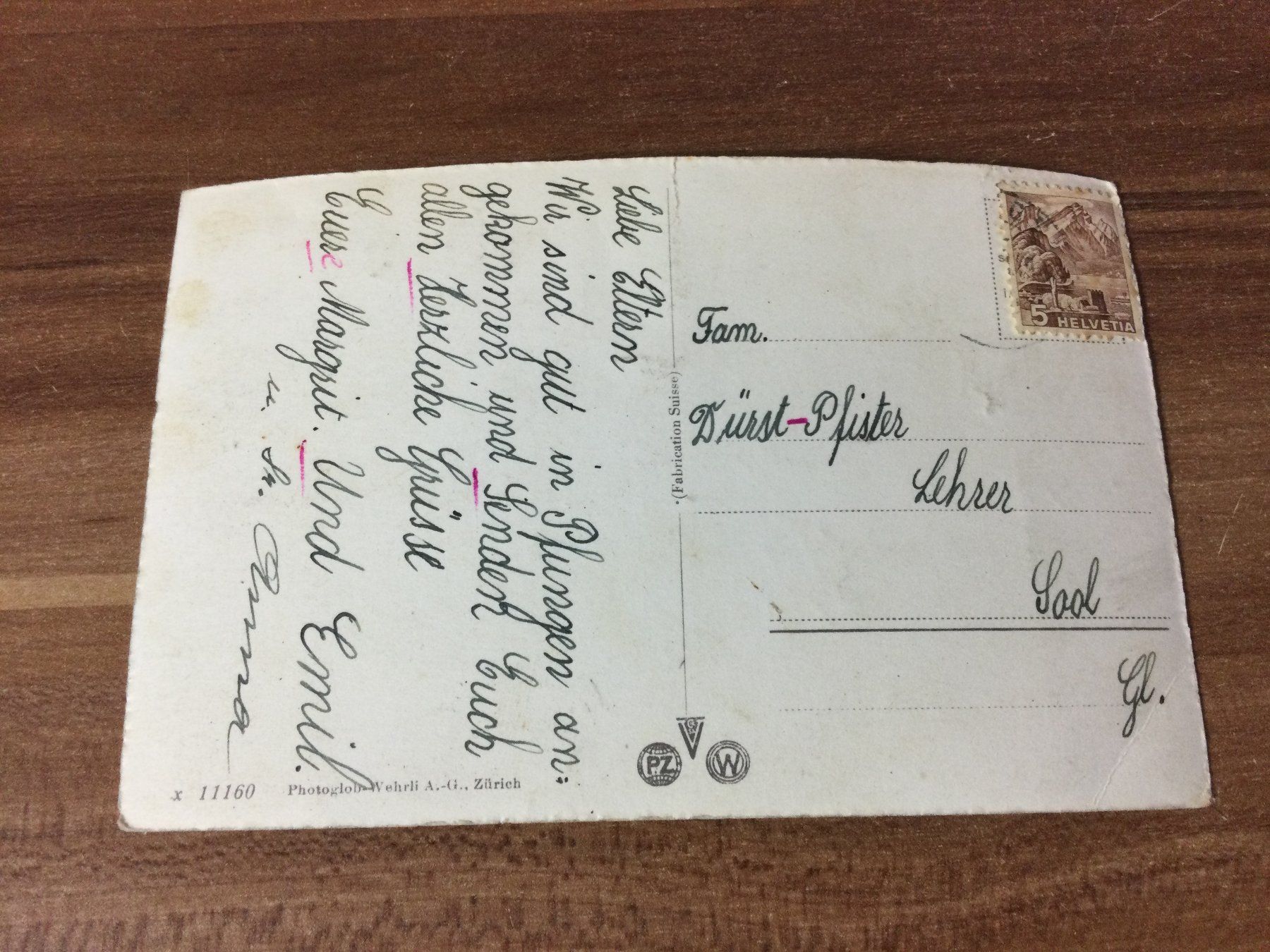 Cartes postales: Gebrauchte Ansichtskarte vom Dorf Bülach – D'occasion à Wangen SZ par kuriosum12 1