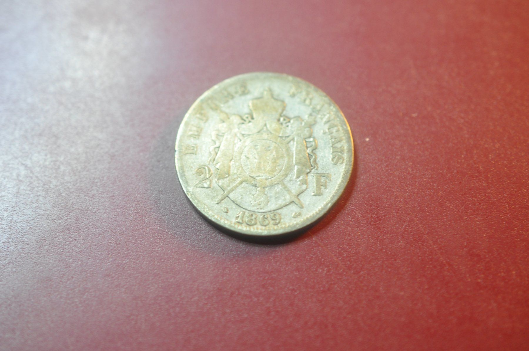 Tutti le monete: France 2 francs 1869 argent – Usato da Moutier venduto da Phillegrec