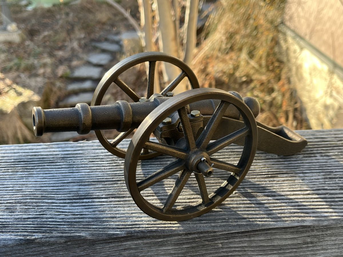 Skulpturen & Statuen: Bronze Kanone (Deko) – Gebraucht aus Wiesenberg von swissantik 7