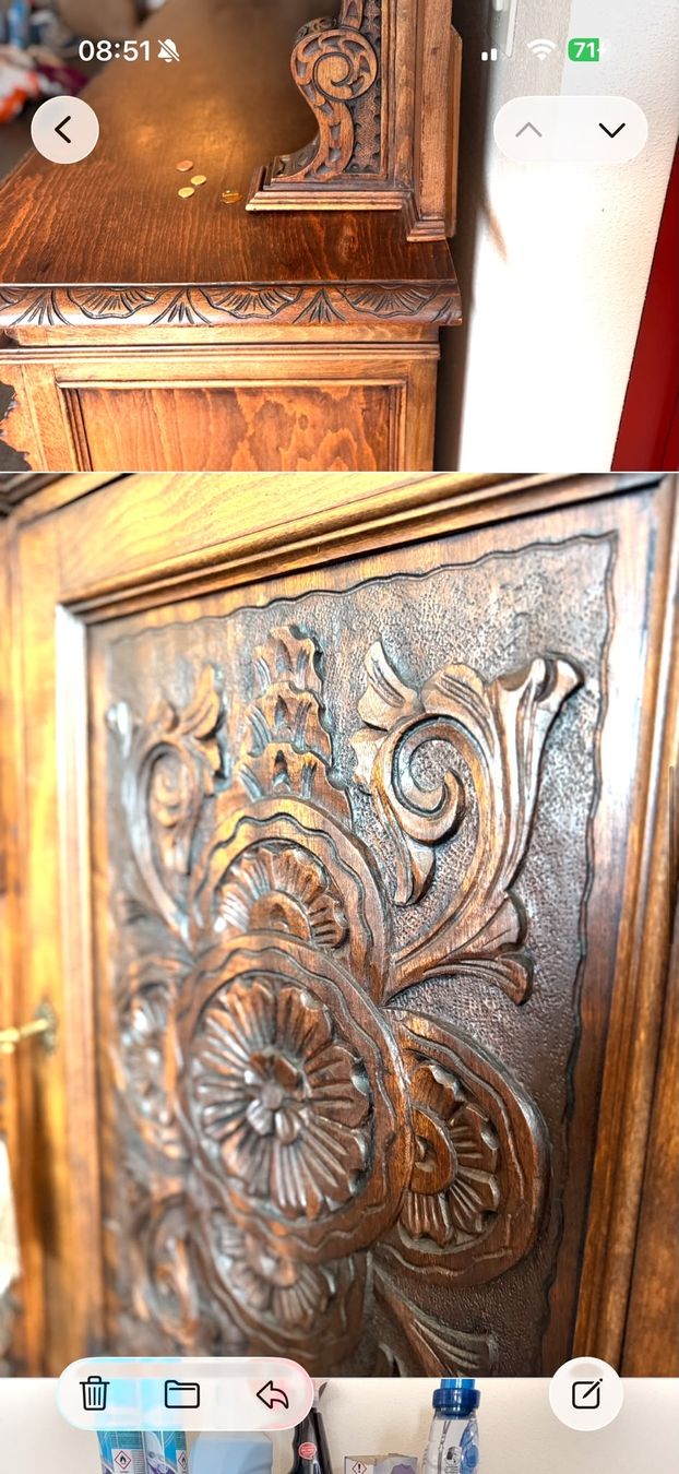 Cassettiere: Antiker Schrank mit Schnitzereien – Usato da Winterthur venduto da nati199217 1