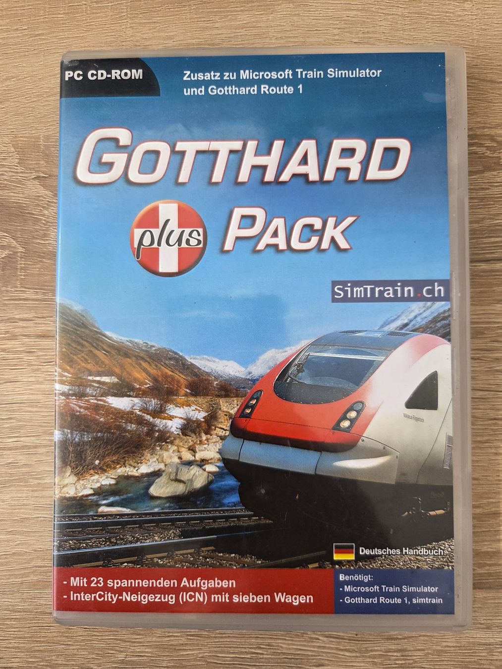 Jeux: Gotthard Plus Pack for Microsoft Train Simulator EN/GR - PC – D'occasion à Carouge GE par Franllo