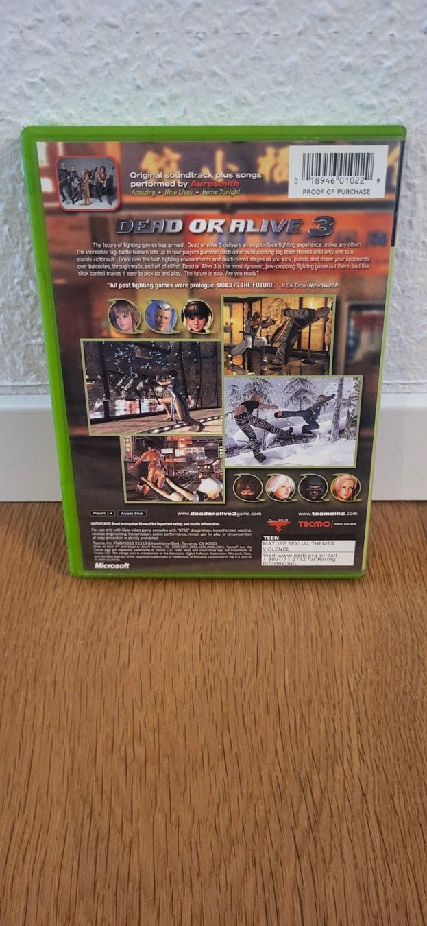 Microsoft Spiele: Xbox - Dead or Alive 3 (NTSC) – Gebraucht aus Münsingen von Heroism2010 1