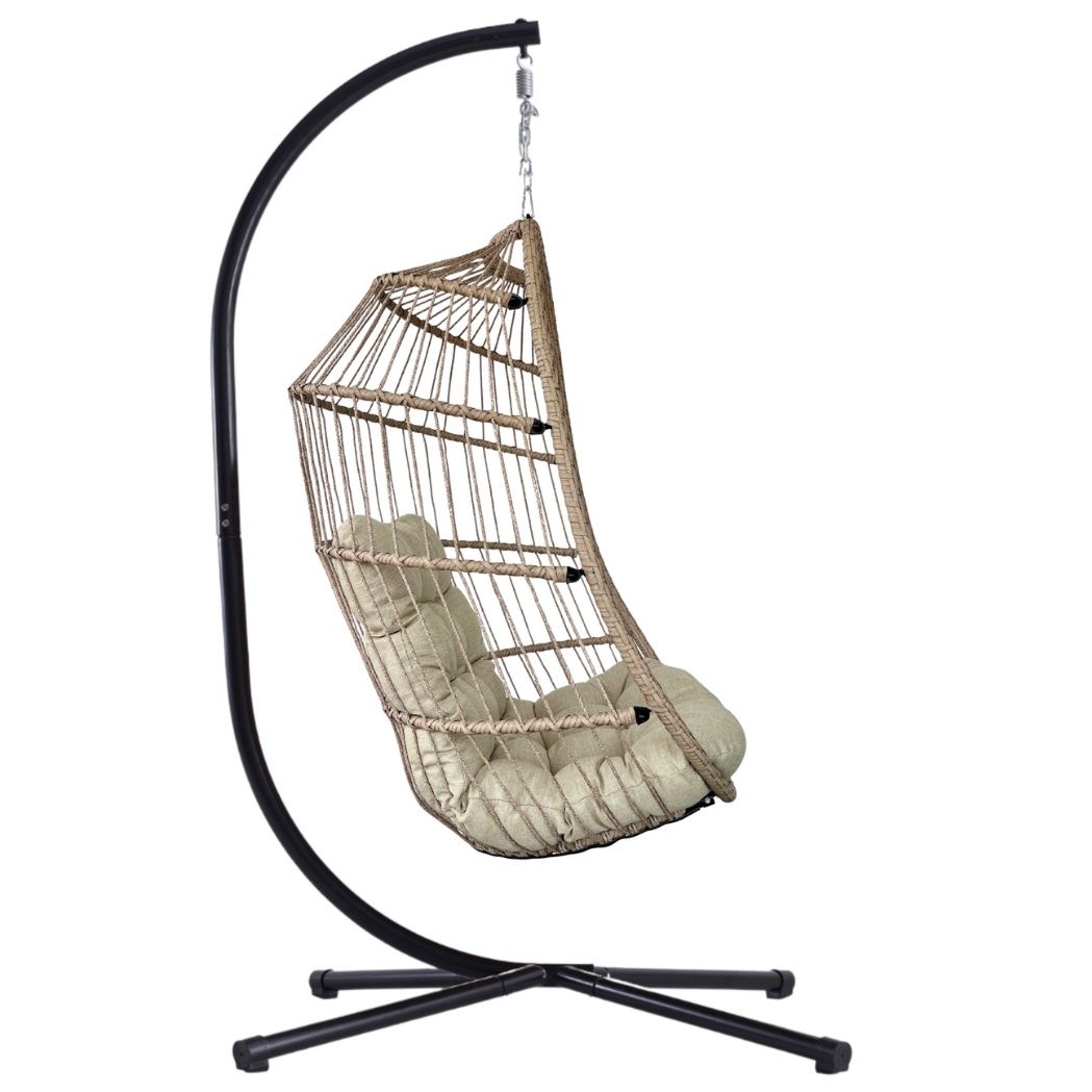 Poltrone pensili da giardino: Hängesessel Jamie Ivory Sand – Nuovo e nell'imballaggio originale da Ermatingen venduto da MyHappyHome 7