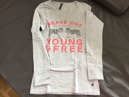 Lässiges Langarm-Shirt