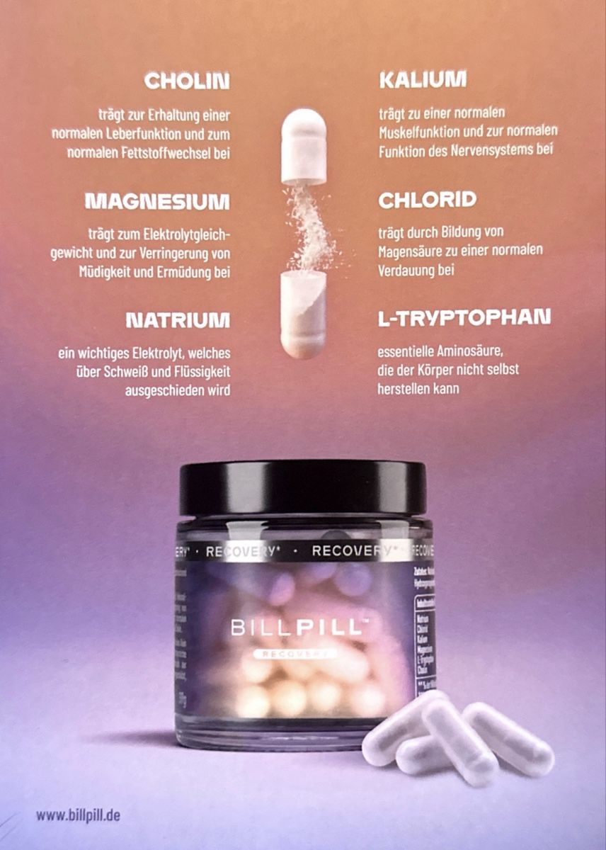 Cibi & Specialità: Bill Pill Recovery - by Bill Kaulitz – Nuovo e nell'imballaggio originale da Zürich venduto da mik_f5f6 1