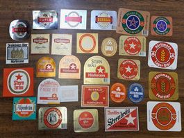 Bier Etiketten Brauerei Hürlimann