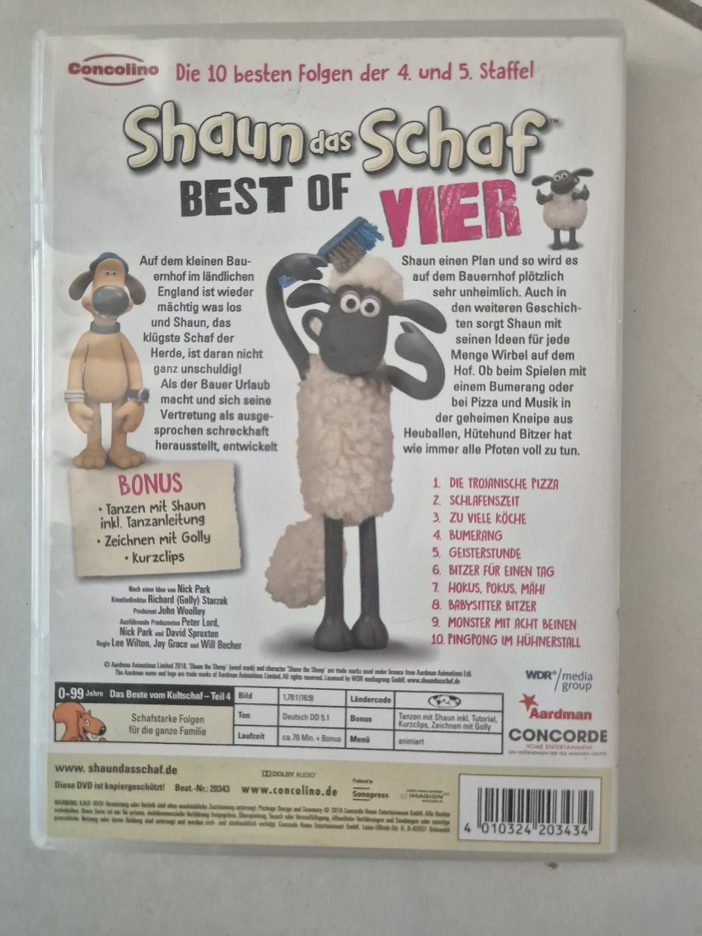Tous les DVDs: DVD Shaun das Schaf – D'occasion à Bronschhofen par Shainarose 1