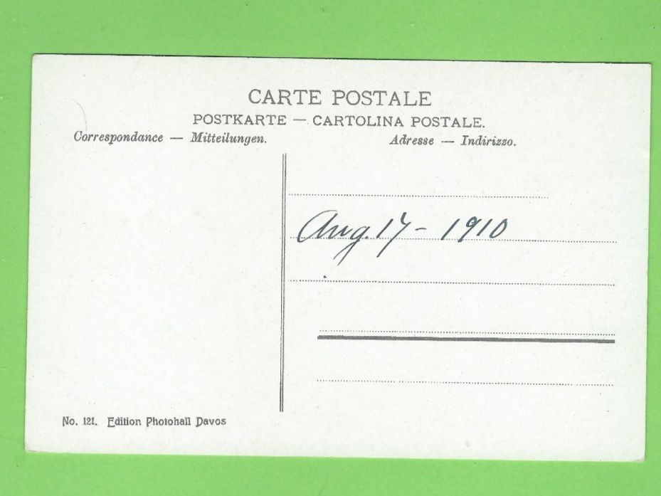 Cartoline postali: Morteratschgletscher 1910 – Usato da Zürich venduto da t24_de 1