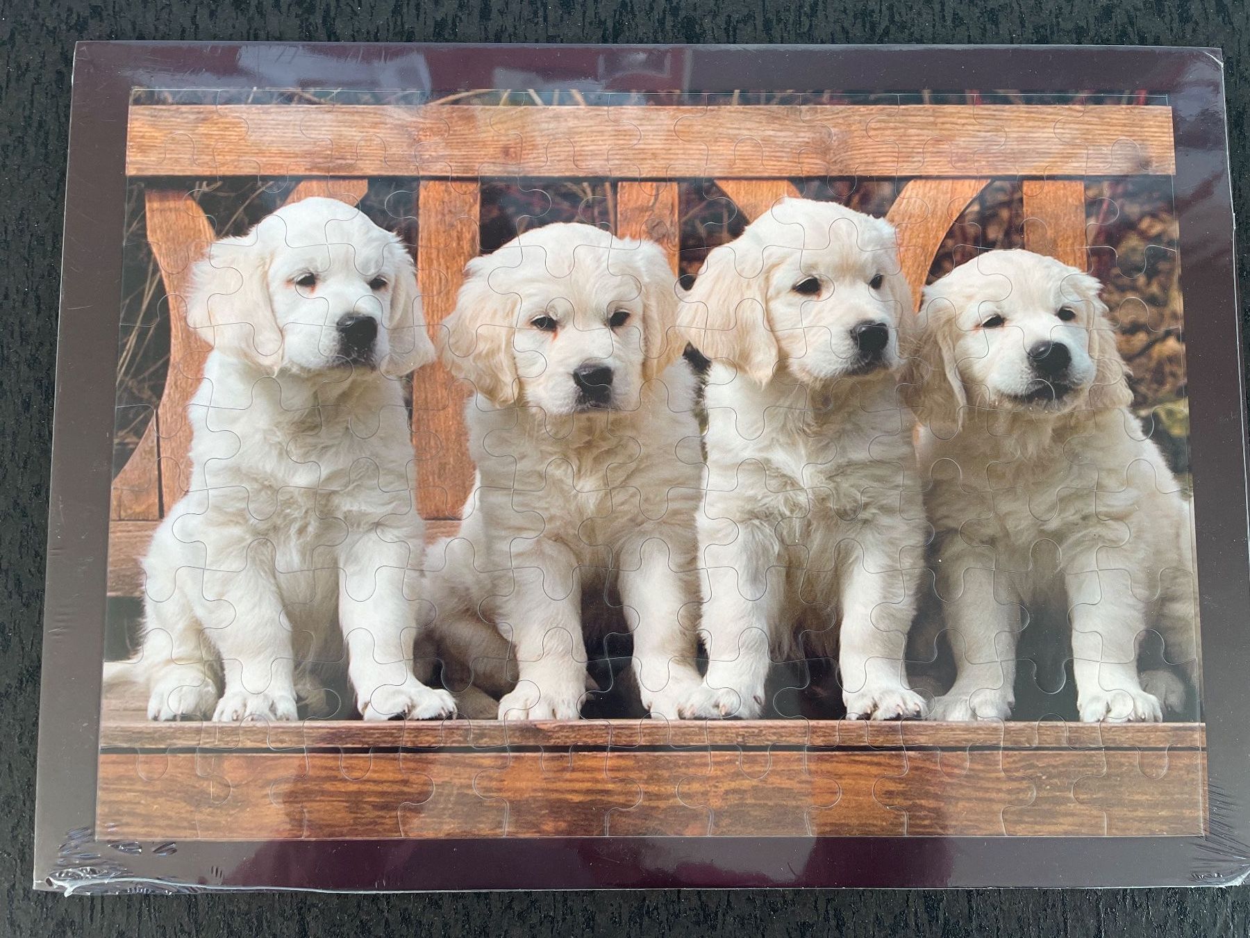 Puzzle: Puzzle Junge Golden Retrievers / Hunde Puzzle – Nuovo e nell'imballaggio originale da Füllinsdorf venduto da bienli