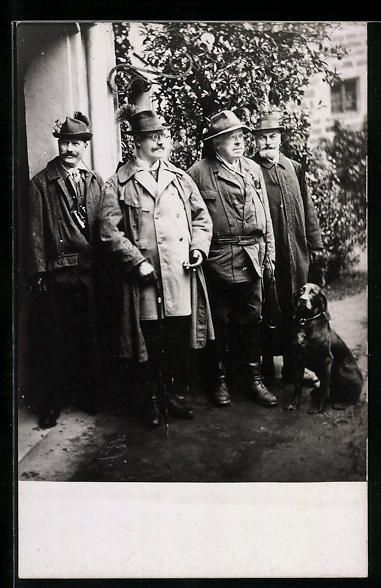 Cartoline postali: Thurnau, Prinz Alfons mit Jagdgesellen u – Usato da Berlin venduto da bartko-reher