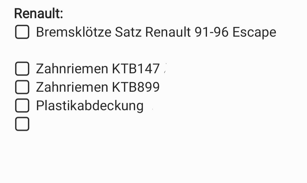 Renault Tutti pezzi di ricambio auto: Renault Teile Abzugeben – Nuovo e nell'imballaggio originale da Winterberg ZH venduto da mel_xn25 1