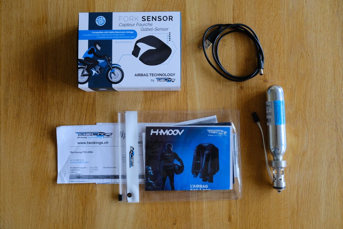 Protezioni & Imbottiture: Airbag moto Helite H-Moov – Usato da Carouge GE venduto da Frankys 3
