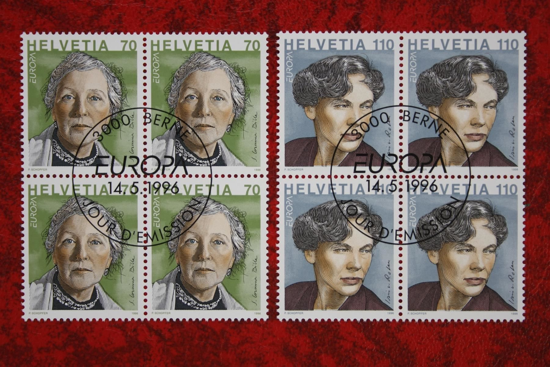 Tous les timbres: 1996:893+894  Et. mit Gummi – Neuf (Voir description) à Deitingen par Lglobi